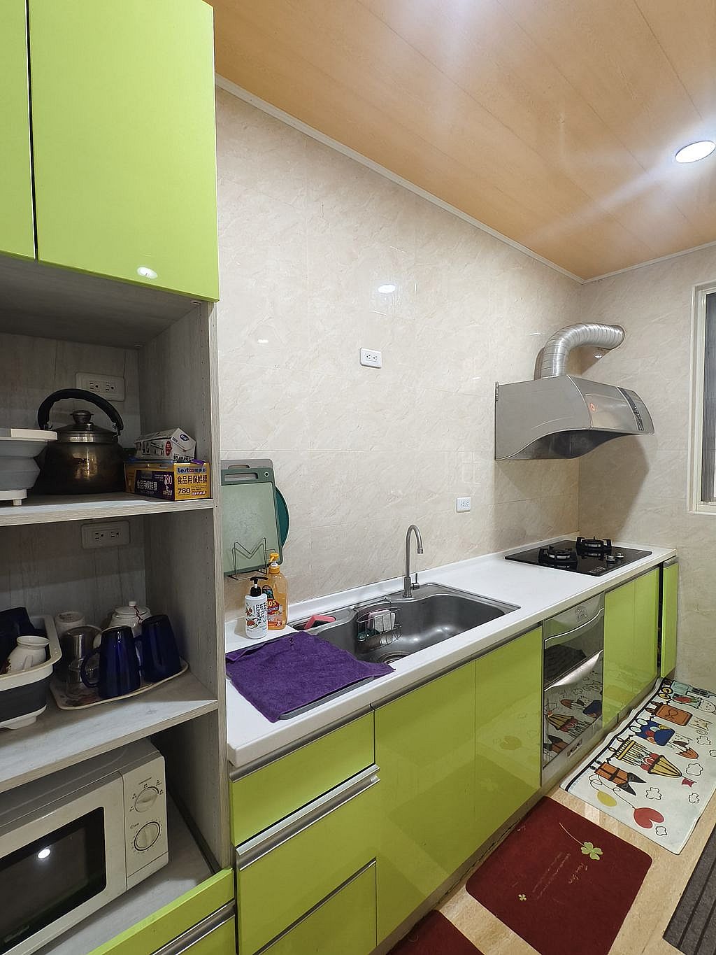 溪頭親子住宿 伊家園 廚房與烤肉區 南投包棟住宿必備